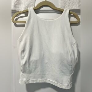 Lululemon Align White High-Neck Tank Top